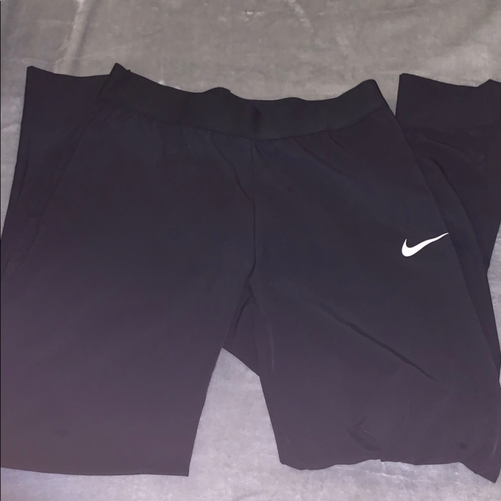 Black nike joggers